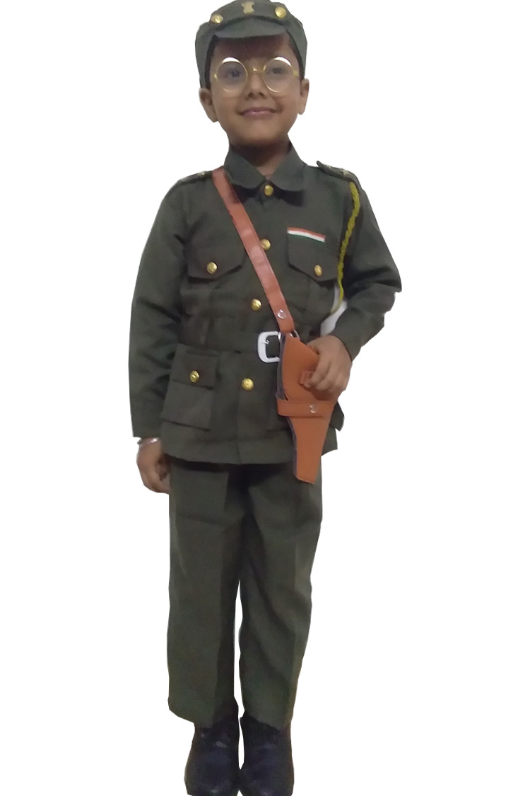 Buy And Rent Subhash Chandra Bose Freedom Fighter Costume